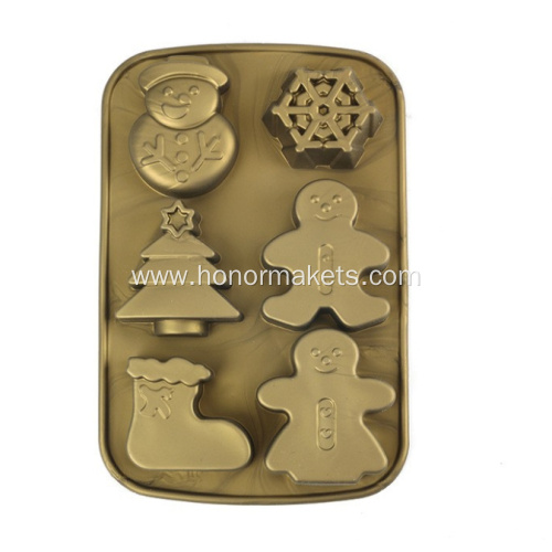Silicone Christmas cake chocolate mold